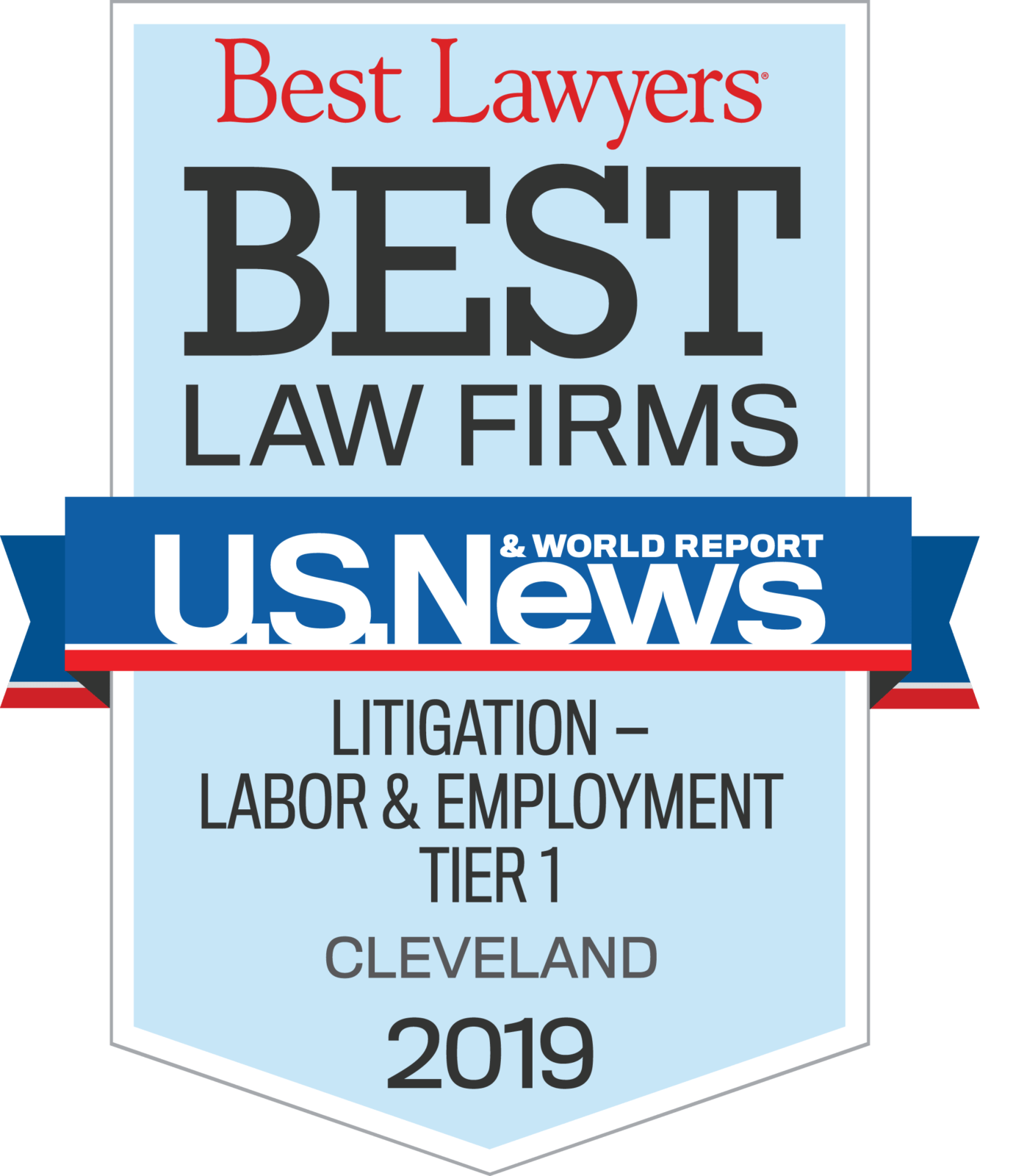 U.S. News Best Law Firms 2019 Badge