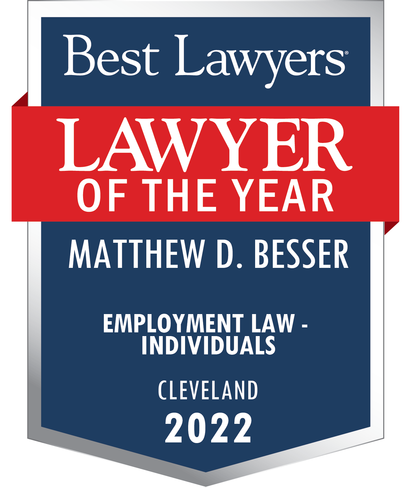 Best Lawyers Amy Glesius Lawyer of the Year Badge