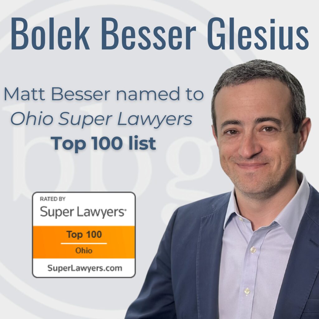 Matthew D. Besser named to list of the Top 100 Ohio attorneys